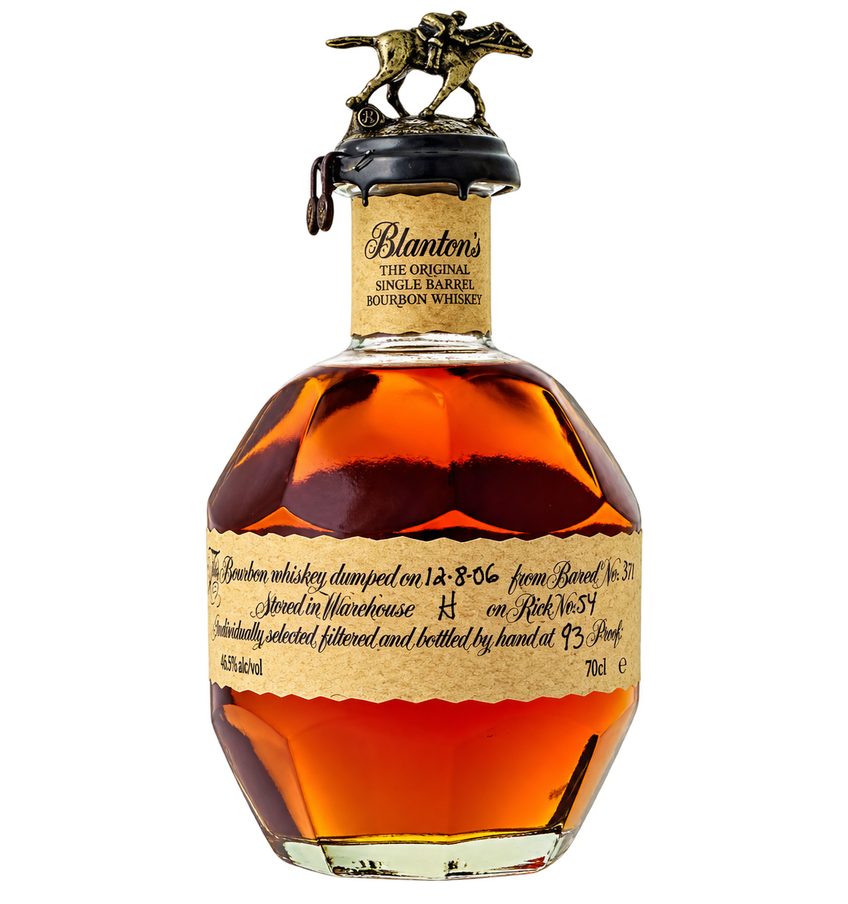 Blanton’s Single Barrel product bottle
